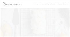 Desktop Screenshot of eatwithknowledge.com